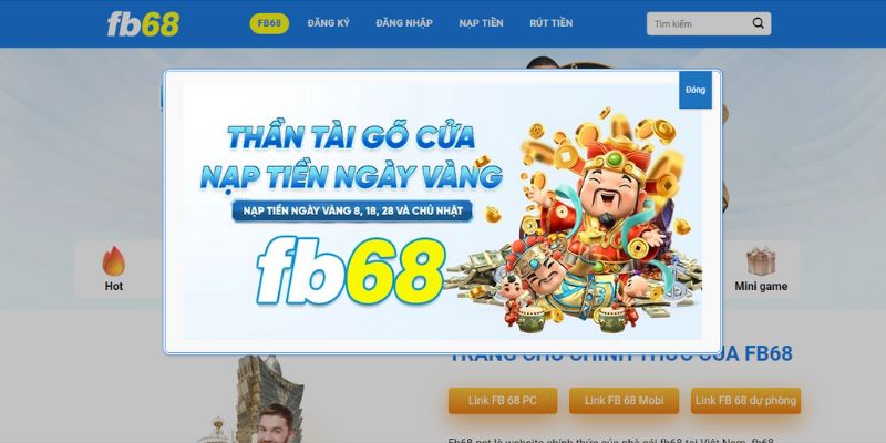 FB68 - Cổng game xanh chín có độ nhận diện cao nhất tại Việt Nam